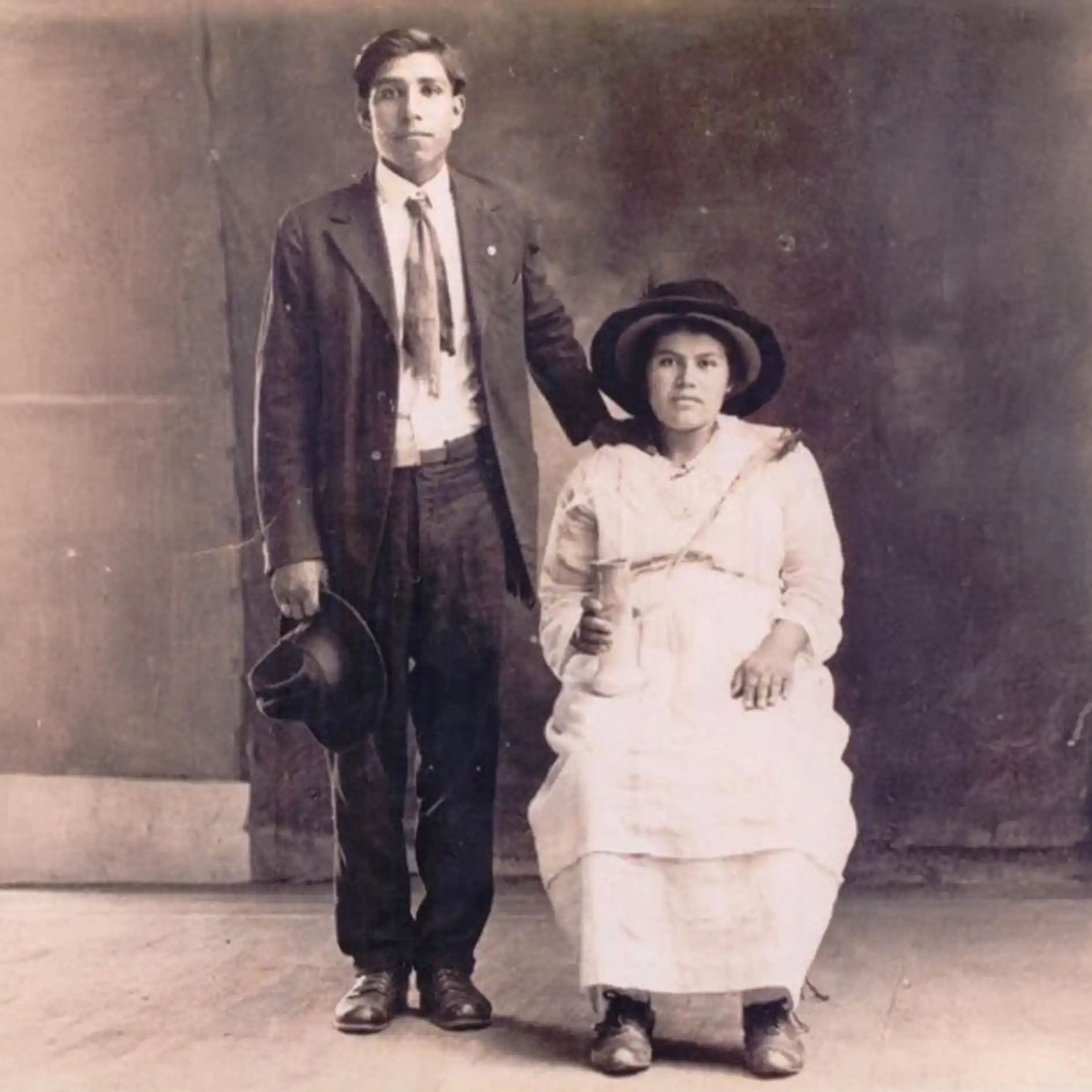 A daguerrotype of Iliana Rocha's family